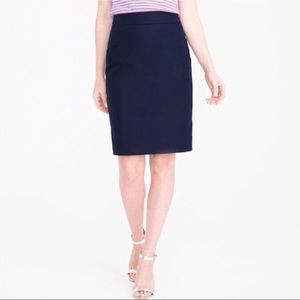 NWT Jcrew Pencil Skirt (Navy-Size 2)